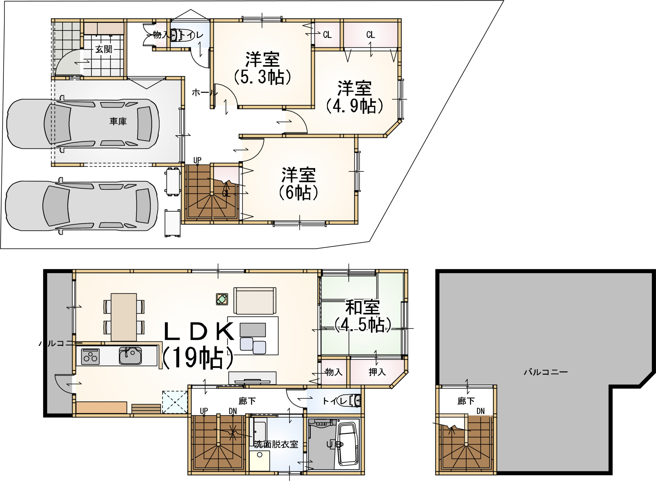 セルファ取石高石取石6丁目　建築条件付宅地　全2区画の写真