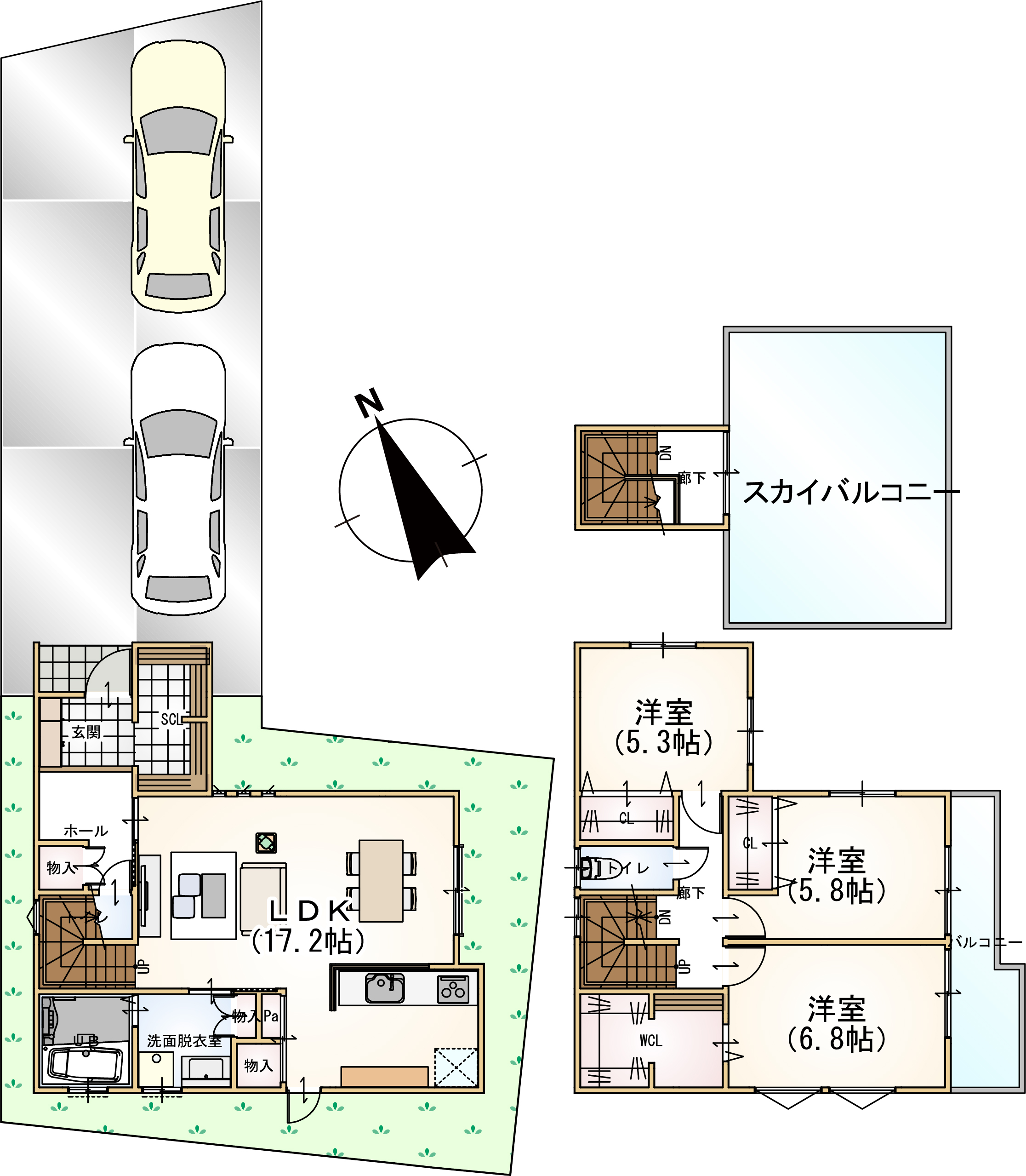 セルファ忠岡町忠岡中　建築条件付宅地　全2区画の写真